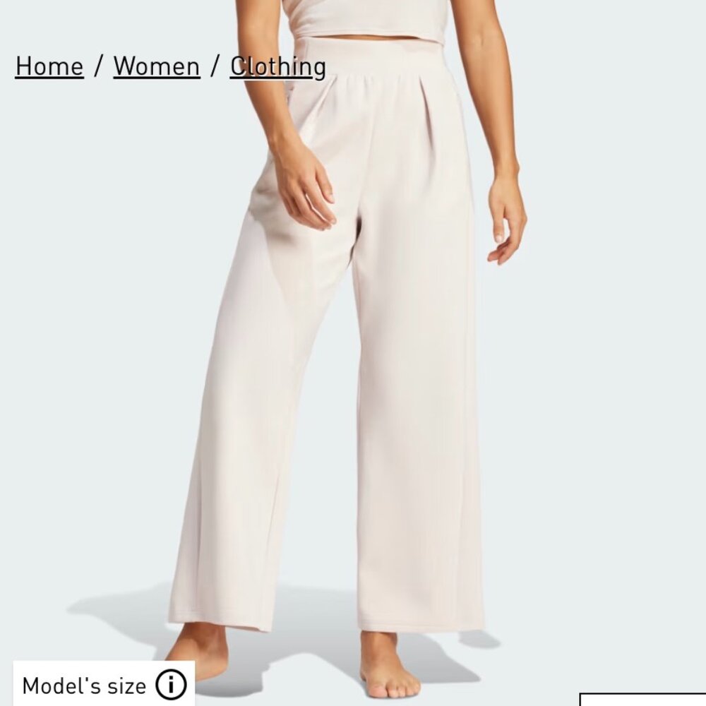 Adidas Yoga Pant in Putty Mauve